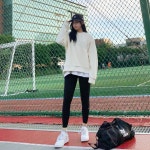 [스탭 리뷰] *SIZE : 157cm/46kg / 안다르 사이즈 2 / 평소 타사이즈 44~55 *TOP : 소 REVIEW - 안다르 [스탭 리뷰] *SIZE : 157cm/46kg... 