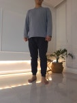 키 178 몸무게 87키로 평소 34 사이즈 즐겨 입습니다. 평소 기모원단 답답하고 불편해 REVIEW - 안다르 키 178  몸무게 87키로 평소... 