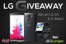 Contest: Win a LG G3 & LG G Watch Plus 30 Wraps from Slickwraps & Android Headlines! [Updated with Winner] | Androidheadlines.com