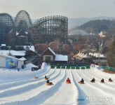 용인 에버랜드 눈썰매장 &#039;스노우 버스터&#039; 개장