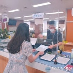 옥천읍행정복지센터, 코로나19 예방용 투명 가림판 설치