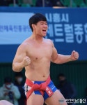 양평군청 김원호! 2022 민속씨름 안산김홍도장사씨름대회 태백급 2위!