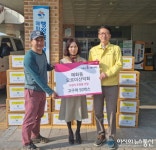 매화동 오르미산악회, 직접 수확한 고구마 전달 ‘선행’