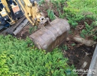 산청군 시천면, 도로변 배수로 정비사업 추진 교통사고 예방 등 안전조치