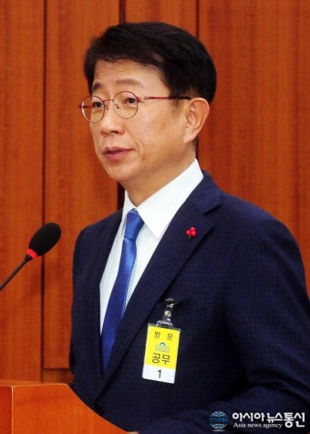 인사말 하는 박상우 국토교통부 장관 후보자 인사말 하는  박상우 국토교통부 장관 후보자