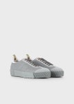 Deerskin sneakers with suede details | Man | Giorgio Armani Deerskin Sneakers With Suede Details for Men | Giorgio Armani