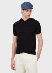 Hooded, English rib sweater | Man | Emporio Armani Hooded, English Rib Sweater for Men | Emporio Armani