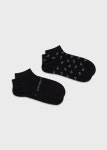 Two-pack of all-over eagle trainer socks | Man | Emporio Armani Two Pack Of All Over Eagle Trainer Socks for Men | Emporio Armani