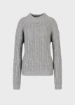 Crew-neck jumper in cashmere and silk | GIORGIO ARMANI Woman