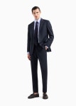 Single-breasted Soft line suit in virgin wool | GIORGIO ARMANI Man
