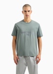 Regular fit jersey T-shirt with contrasting logo print | ARMANI EXCHANGE Man