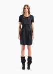 Cotton dress in two-piece effect | EMPORIO ARMANI Woman