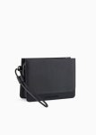 ASV regenerated Saffiano and recycled nylon pouch | EMPORIO ARMANI Man