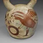 Stirrup Spout Vessel with Fineline Image of a Warrior Bird | The Art Institute of Chicago