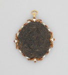 Two-Sided Pendant with Adoration and Baptism of Christ | The Art Institute of Chicago
