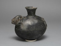 Blackware Jar in the Form of a Figure with Bound Arms and Legs | The Art Institute of Chicago