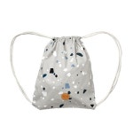 ferm LIVING - Gym Bag Terrazzo Grey - Babyshop.com