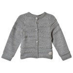 Lillelam - Cardigan Wool Seamless Grey - Babyshop.com