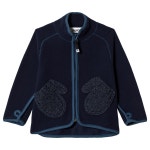 Molo - Ushi Fleece Jacket Blue Wing Teal - Babyshop.com