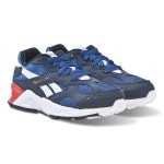 Reebok - Navy, Blue & Red Aztrek Trainers - Babyshop.com