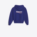 Blue Balenciaga Print Hoodie for Men | Balenciaga