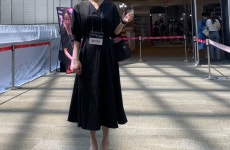 우아한 그녀, 감성 오피스룩 베니토 허리가 엄청 날씬해 보여서 엄마가 좋아하셨어요 샤브작 거리는 재질이고 길이도 길어서상품 사용후기 (후기... 