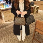 우아한 그녀, 감성 오피스룩 베니토 회사다니면서 편하게입으려고 M으로 구매했는데요 키 156 기준으로 밑단 한단이나 2~3센상품 사용후기... 