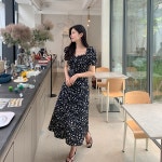 [베스트재입고]1천장돌파]모링 하트넥 플라워 원피스 여름원피스... 베니토 [베스트재입고]1천장돌파]모링 하트넥 플라워 원피스 여름원피스