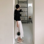 [made] 뮤리엘 플레어 스커트 (봄/간절기/데일리/롱스커트/A라인/플리츠... [made] 뮤리엘 플레어 스커트 (봄/간절기/데일리/롱스커트/A라인/플리츠... 