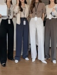 (봄/간절기/데일리/가을슬랙스/하객룩/데일리룩/롱슬랙스) | 우아한... (봄/간절기/데일리/가을슬랙스/하객룩/데일리룩/롱슬랙스)