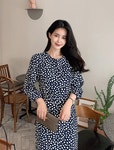 우아한 그녀, 감성 오피스룩 베니토 파랑색이... 막상 입어보니까 더 이뻤어요 어깨랑 팔에 볼륨상품 사용후기 (후기 불러오는 중...) - (주)베니토