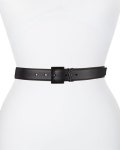 Isabel Marant Silvertone Leather Belt - Bergdorf Goodman