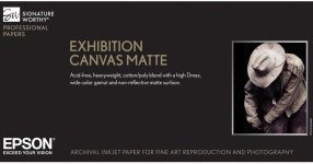 Epson Exhibition Canvas Matte (17 x 22, 25 Sheets) S045261 B&H Epson Exhibition Canvas Matte (17 x 22, 25 Sheets)