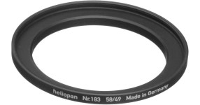 Heliopan 49-58mm Step-Up Ring (#183) 700183 B&H Photo Video Heliopan 49-58mm Step-Up Ring (#183)