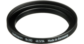 Heliopan 34-40.5mm Step-Up Ring (#283) 700283 B&H Photo Video Heliopan 34-40.5mm Step-Up Ring (#283)