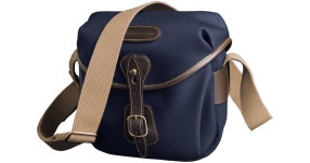 Hadley Digital Camera Bag 501304-54 B&H Photo Video Billingham Hadley Digital Camera Bag (Navy Canvas / Chocolate Leather Trim, 3L)