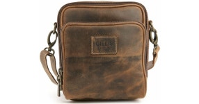 GILLIS LONDON Trafalgar Hands-Free Leather Camera Bag (Brown)