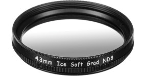 Ice Soft-Edge Graduated ND Filter (43mm, 3-Stop) ICE-GND8-43 B&H Ice Soft-Edge Graduated ND Filter (43mm, 3-Stop)