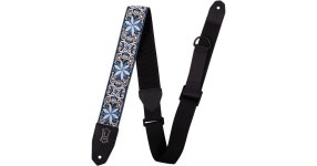 Levys 2 Right Height Guitar Strap/Woven MRHHT-10 B&H Photo Levys 2 Right Height Guitar Strap/Woven (Blue White Black Motif)