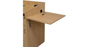 Middle Atlantic L2 Series 21 Flip Shelf L2-FLIPSHELF-KM B&H Middle Atlantic L2 Series 21 Flip Shelf (Knotted Maple Melamine)