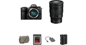 Nikon Z6 III Mirrorless Camera with 24-70mm f/2.8 Lens and Nikon Z6 III Mirrorless Camera with 24-70mm f/2.8 Lens and Essentials+ Kit