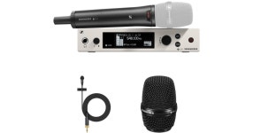 ew 300 G4-Base Combo Wireless Microphone System with ME 2-II Lavalier and MMD 835 Dynamic Capsule Kit (GW1: 558 to 608 MHz)