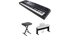 Yamaha DGX-670 88-Key Portable Digital Grand Piano Kit Yamaha DGX-670 88-Key Portable Digital Grand Piano Kit with Matching Stand... 