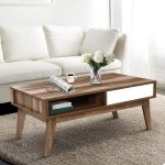 4 Drawers Artiss Coffee Table Black Trevi | BIG W