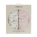 2pc Bubba Blue Sleeping Bunny Jersey Swaddle Wraps 100x100cm | BIG W