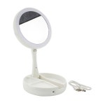 Deal365 Mirror with Stand 29.5cm x 23cm Wall Mount or Desktop Use | BIG W