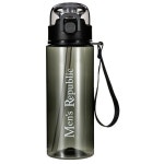 Mens Republic Durable Triton Everyday/Gym Water Drinking Bottle 900ml - Grey | BIG W