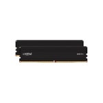 Crucial Pro 32GB (2x16GB) DDR5 UDIMM 5600MHz CL46 Black Heat Spreader Support Intel XMP AMD EXPO for Desktop PC Gaming Memory | BIG W