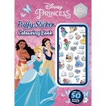 Disney Princess: Puffy Sticker Colouring Book | BIG W