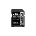 Lexar Professional SILVER PLUS 256GB SDXC UHS-I Card speeds of up to 205MB/s and 150MB/s and supports seamless recording of FULL... 